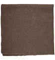 Huttelihut Blanket - Wool fleece - 85x85 cm - Brown Melange