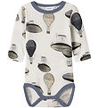 Name It Romper l/s - Wol - NbmWillitus - Snow White/Air Ballon