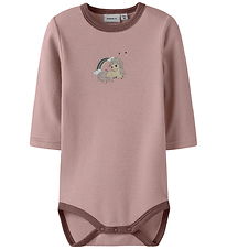 Name It Bodysuit l/s - Wool - NbfWillit - Antler/Unicorn