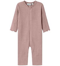 Name It Nightsuit - Wool/Silk - Rib - NbfWossa - Antler