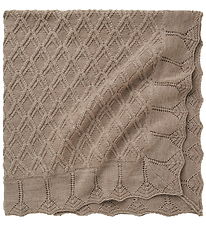 Name It Wool Blanket - 85x85 cm - Knitted - Satellite