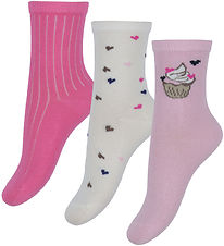 Name It Socks - NmfNala - 3-Pack - Peppercorn/Sweetdreams