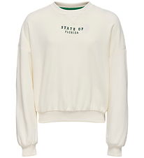 Kids Only Sweatshirt - KogSally - Antique White/Daytona/Medium+ 