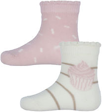Name It Socks - NbfNupcake - 2-Pack - Cloud Dancer/Burnished L