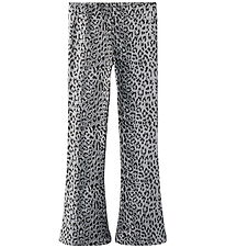 Name It Trousers - NkfNuni - Night Owl w. Leopard Print