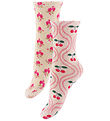 Chaussettes Konges Sløjd - 2 Pack - AOP - Cherry Mix