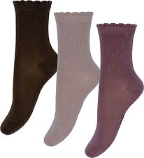 Hust and Claire Socks - Wool/Bamboo Viscose - 3-Pack - Foty - P