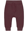 Hust and Claire Trousers - Wool/Bamboo Viscose - Gaby - Plum Win