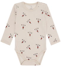 Hust and Claire Bodysuit l/s - Wool/Bamboo Viscose - Baloo - Str