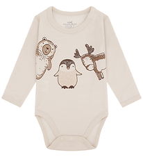 Hust and Claire Bodysuit l/s - Wool/Bamboo Viscose - Baloo - Fre