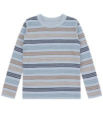 Hust and Claire Blouse - Wool/Bamboo Viscose - Abba - Baby Blue