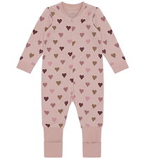 Hust and Claire Nightsuit - Wool/Bamboo Viscose - HCManu Hearts 