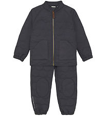 En Fant Thermokleidung - gesteppt - Ebony