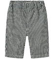 Lil' Atelier Trousers - Loose - NbmKasper - Dark Blue Denim/Whit