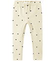 Name It Leggings m. Fleece - Noos - NmfTavina - Summer Sand m. H