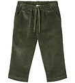 Copenhagen Colors Corduroy Trousers - Dark Green
