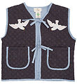 Copenhagen Colors Waistcoat - Quilted - Brown/Blue Checs
