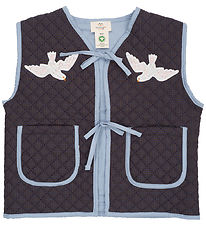 Blouson Copenhagen Colors - Matelassé - Marron/Bleu Carreaux