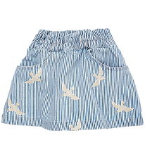 Copenhagen Colors Skirt - Denim Blue Stripe