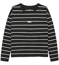 Calvin Klein Blouse - Stripe - CK Black/Whitecap Grey