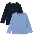 Tommy Hilfiger Blouse - 2-Pack - Brisk Blue/Desert Sky