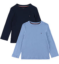 Tommy Hilfiger Blouse - 2-Pack - Brisk Blue/Desert Sky