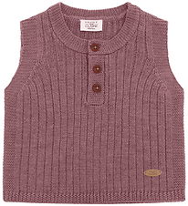 Hust and Claire Vest - Gebreid - HCEdi Wool Rib Gebreid - Pale M