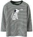 Name It Blouse - NmmKian - Cloud Dancer/Deep Forest w. Print