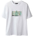LMTD T-shirt - NlmAnders - Bright White w. Print