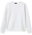 LMTD Sweatshirt - NlmFeelin - Bright White w. Print