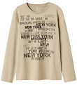 Name It Blouse - NkmNorth - Iceland Fossil w. Print