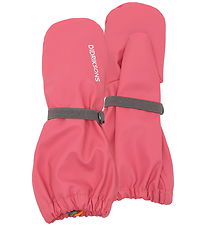 Didriksons Mittens w. Fleece - PU - Pileglove - Dusty Azalea