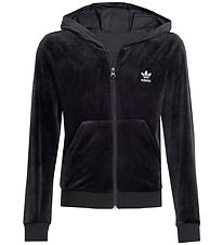 adidas Originals Hoodie - Velvet Z Hoodie - Black/White
