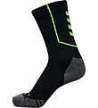 Hummel Training socks - hmlPro - Black/Green Gecko