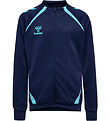 Hummel Cardigan - hmlLead 2.0 Track - Marine/Blue Fish