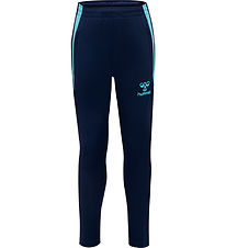 Hummel Track Pants - hmlLead - Marine/Blue Fish