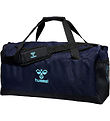 Hummel Íþróttataska - hmlCore 2.0 - Marine/Blue Fish