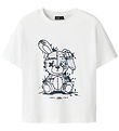 LMTD T-shirt - NlfTedi - Bright White w. Print