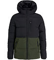 Jack & Jones Puffer Jacket - JjEowen - Raisin/Black Blocking