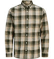 Jack & Jones Shirt - JprBlubrook - Peat w. Checs