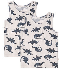 That's Mine Undershirt - 2-Pack - Emil - Mono Dino