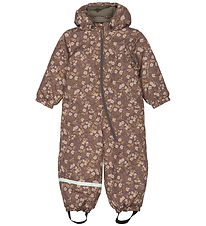 Mikk-Line Snowsuit - Recycled - Sparrow w. Flowers