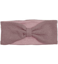 Racing Kids Headband - Wool/Cotton - Acorn w. Bow