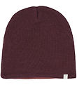 Racing Kids Beanie - Wool/Cotton - Bordeaux