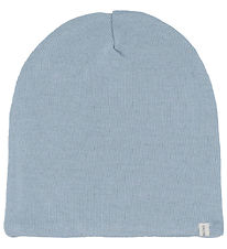 Racing Kids Beanie - Wool/Cotton - Blue
