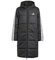 adidas Performance Paddet Jacket - J Long Coat - Black/White