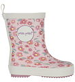 Pom Pom Rubber Boots - Autumn Anemone