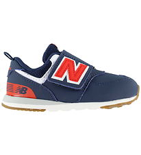 New Balance Prewalker - 574 - Navy/Team Red