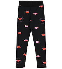Stella McCartney Kids Leggings - Sort m. Læber