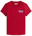 Tommy Hilfiger T-shirt - Graphic Flock - Ruby Rhubarb